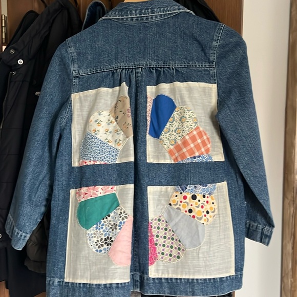 Madewell extra small denim chore jacket. Bracelet sleeves. XS. One of a kind! - Picture 1 of 4